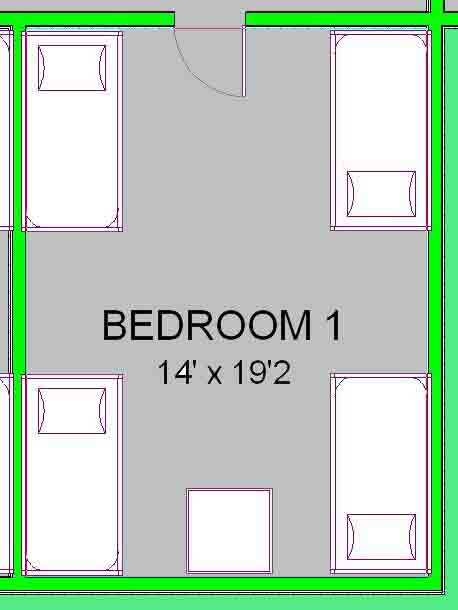 Sleeping Area Floorplan